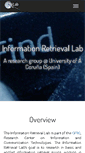 Mobile Screenshot of irlab.org